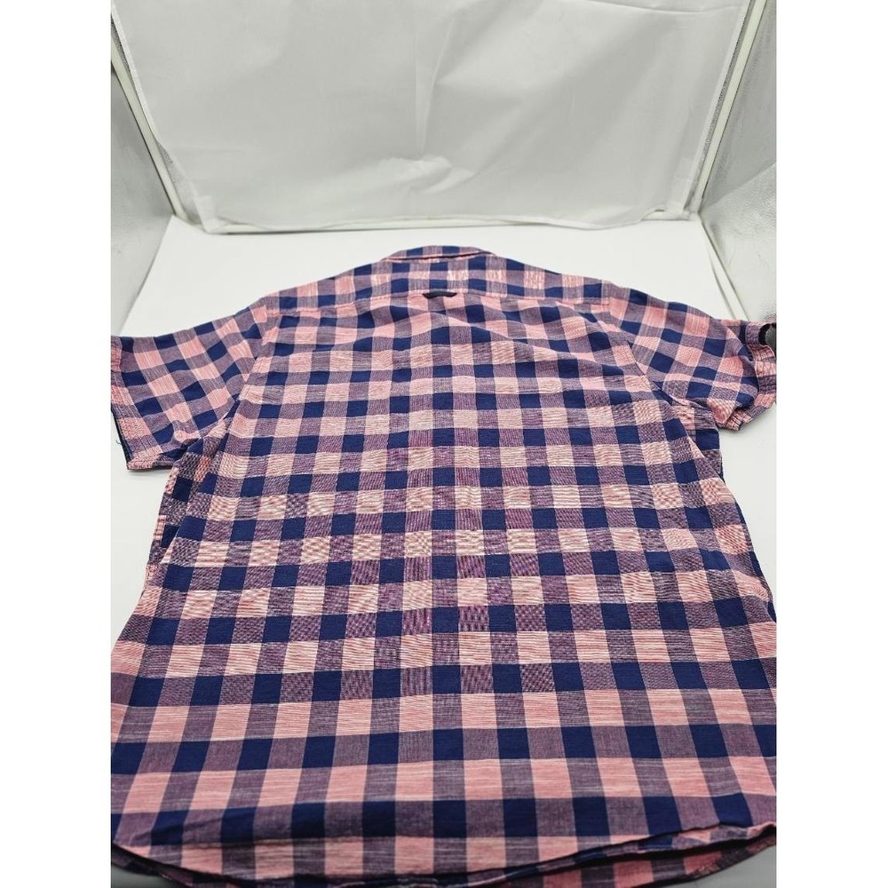Flay & Anthem Men's Short Sleeve Check Shirt Size XL Cotton - Picture 5 of 8